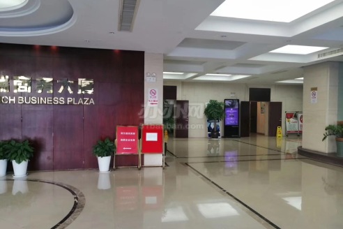 中瑞商务 高区采光好 正对电梯 精装4隔断 独立空调 有钥匙—上海普陀